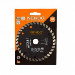 SKI - สกี จำหน่ายสินค้าหลากหลาย และคุณภาพดี | KENDO 61211112 ใบเพชร Turbo 4นิ้ว 115mm× 22.2/20/16mm  (1 ใบ/แพ็ค)